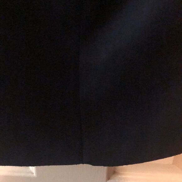 BCBG Generation Navy Shirred Wrap mini Skirt Size 4 Retail $68 - Picture 10 of 10